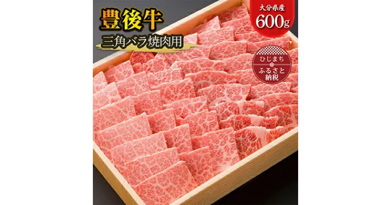 【ふるさと納税】大分が誇る ブランド牛 豊後牛 三角バラ焼肉セット (600g)【配送不可地域：離島】【1078151】