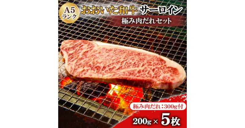 【ふるさと納税】おおいた和牛サーロイン極み肉だれセット(A5ランク5枚)【配送不可地域：離島】【1272598】