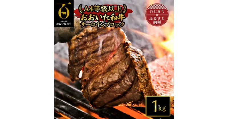 【ふるさと納税】おおいた和牛サーロインブロック【1kg】(日出町)【配送不可地域：離島】【1293072】