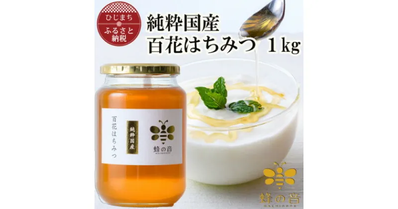 【ふるさと納税】純粋国産百花蜂蜜1kg【1312397】