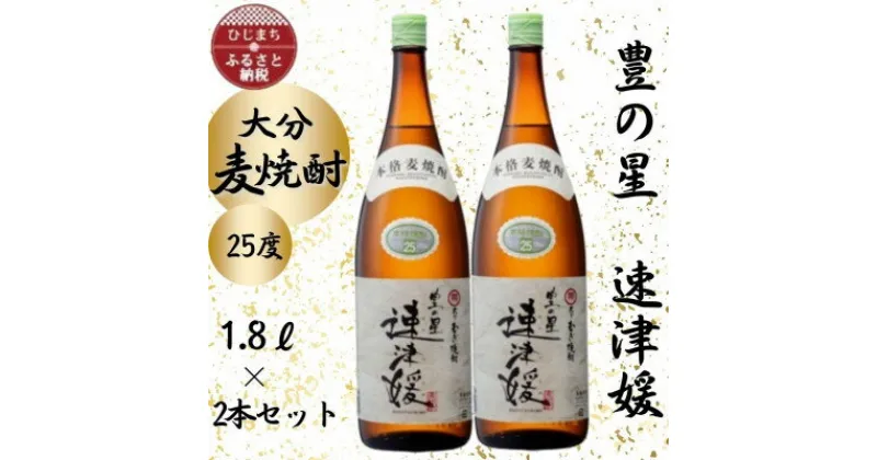 【ふるさと納税】大分むぎ焼酎　二階堂速津媛25度(1800ml)2本セット【1454846】