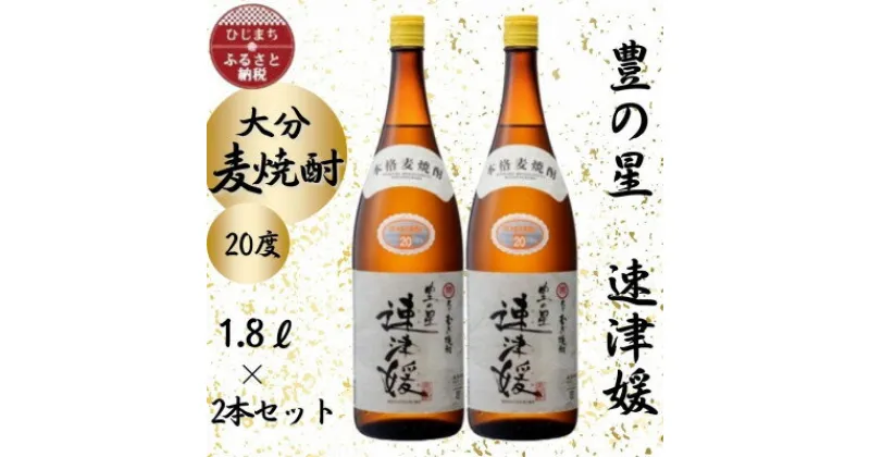 【ふるさと納税】大分むぎ焼酎　二階堂速津媛20度(1800ml)2本セット【1455053】