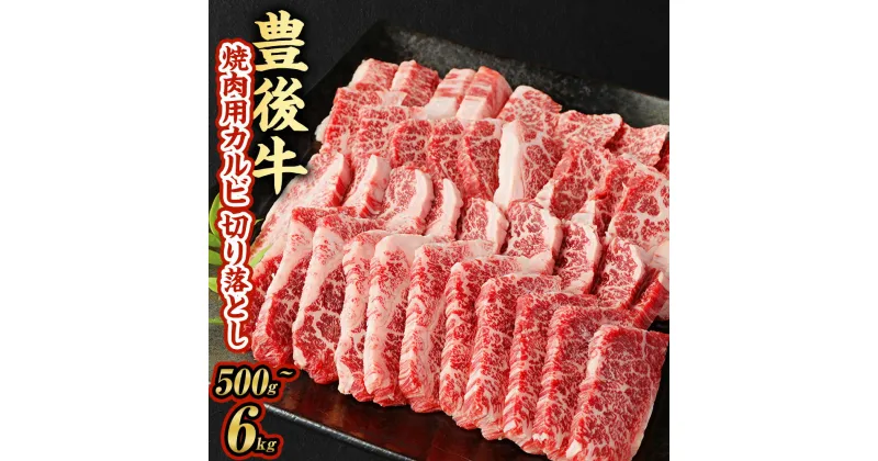 【ふるさと納税】豊後牛 焼肉用 カルビ 切り落とし 約500g～6kg 牛肉 中落ち 小分け 和牛 お肉 切落し 国産 九州産 大分県産 九重町産 冷凍 送料無料