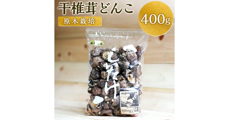 【ふるさと納税】干椎茸 どんこ 400g 椎茸 しいたけ きのこ キノコ 茸 春 国産 九州産 九重町産 送料無料