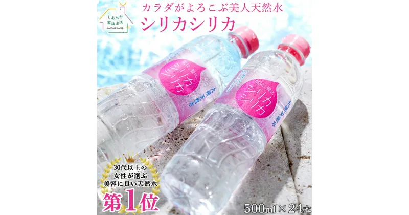 【ふるさと納税】 九州天然水 シリカシリカ 500ml×24本 九州 天然水 シリカ シリカ水 500ml 24本 飲料水 軟水 美容 ミネラル 大分県 玖珠町 くじゅう連山 名水百選 ナチュラルミネラルウォーター