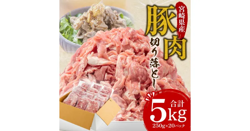 【ふるさと納税】 《レビューキャンペーン》 宮崎県産 豚 切り落とし 5kg | 豚肉小分けパック 便利 使いやすい 食品 豚丼 焼きそば 肉じゃが お鍋 におすすめ お取り寄せ お取り寄せグルメ |