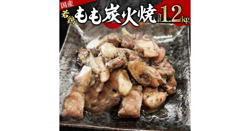 【ふるさと納税】やわらか若鶏もも炭火焼き 10パック セット 備長炭 手土産 医食同源 健康 安心 安全 美味 冷蔵 お肉 国産 食品 畜産物 宮崎県 宮崎市 送料無料