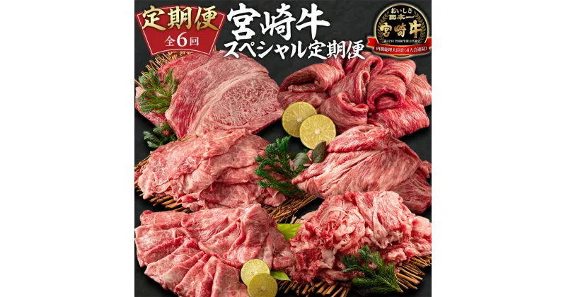 【ふるさと納税】定期便 6ヶ月 お楽しみ 宮崎牛 スペシャル6種セット 計4.6kg | 牛肉 宮崎牛 定期便 すきやき すき焼き 肉 焼肉 ステーキ にく おにく 国産牛 和牛 切り落とし スライス 冷凍 小分け お弁当 おかず 内閣総理大臣賞4大会連続受賞 和牛オリンピック |