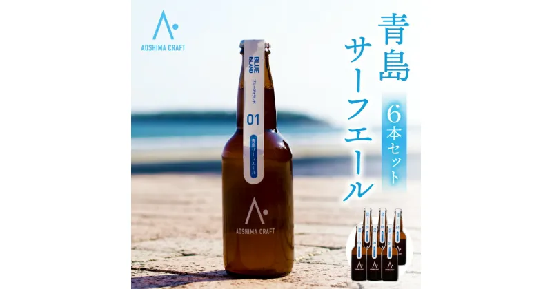 【ふるさと納税】青島サーフエール 6本 セット サーフエール ビール お酒 発泡酒 酒 アルコール 大麦麦芽 ホップ アルコール4％ サーフィン ゴルフ 海水浴 海 バカンス スポーツ観戦 アウトドア キャンプ グランピング BBQ 夏 祭り 飲み会 宅飲み 宮崎県 宮崎市 送料無料