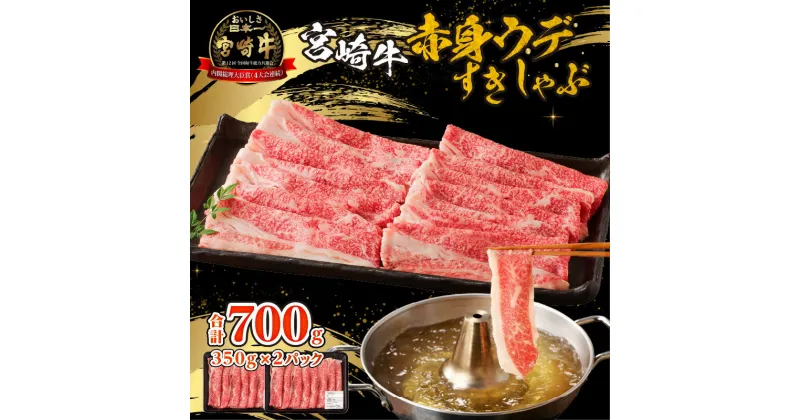 【ふるさと納税】宮崎牛赤身 ウデ すきしゃぶ 宮崎牛 赤身肉 赤身 ウデ肉 牛肉 牛ウデ 牛 精肉 宮崎県産 国産 ブランド牛 黒毛和牛 和牛 国産黒毛和牛 料理 おかず すき焼き しゃぶしゃぶ ご褒美 贈り物 ギフト プレゼント 贈答 お祝い 内祝い 宮崎県 宮崎市 送料無料