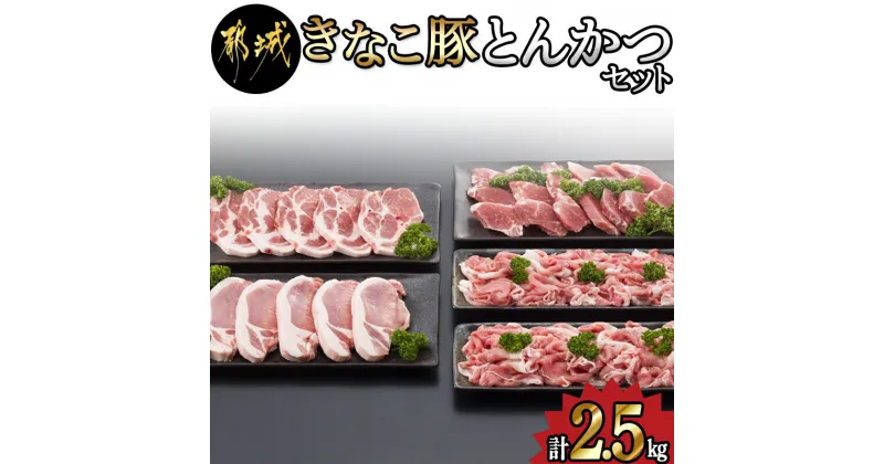 【ふるさと納税】都城産「きなこ豚」とんかつセット – ブランド豚のやわらかい豚肉 豚ロースとんかつ/豚肩ロース豚カツ/ヒレトンカツ/ウデ・モモ小間切れ ひれ肉 腕 もも こま切れ 送料無料 MA-1207【宮崎県都城市は2年連続ふるさと納税日本一！】