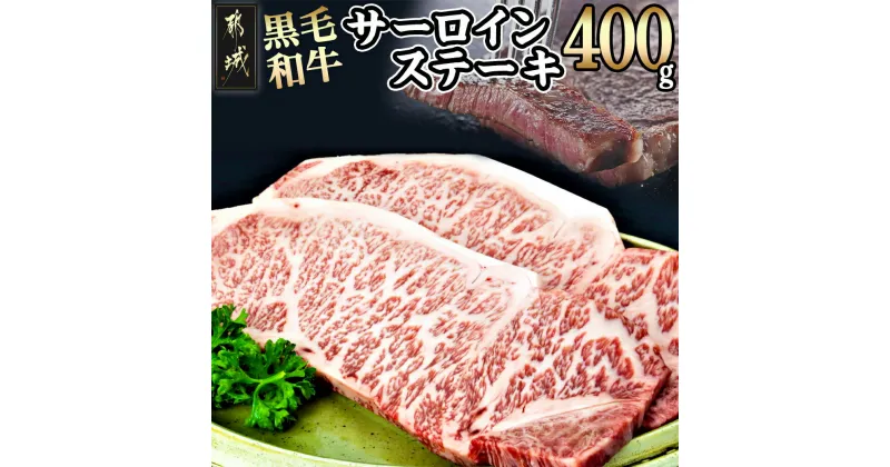 【ふるさと納税】都城産黒毛和牛サーロインステーキ400g – 牛肉 サーロインステーキ(200g×1枚×2パック) 計400g ステーキ用カット 送料無料 16-3301【宮崎県都城市は2年連続ふるさと納税日本一！】