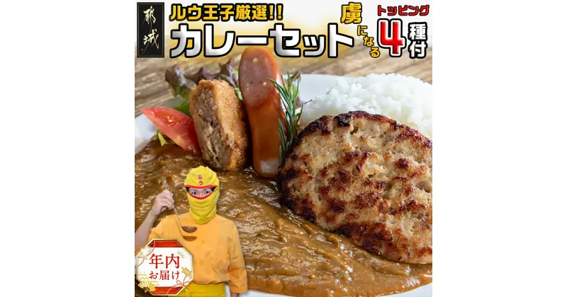 【ふるさと納税】【年内お届け】ルウ王子厳選カレーセット プロが選ぶカレーをも〜っと楽しめるトッピング4種付≪2024年12月20日〜31日お届け≫ – トッピング付 期間限定 年内発送 年内配送 年末配送 送料無料 MJ-2707-HNY【宮崎県都城市は2年連続ふるさと納税日本一！】