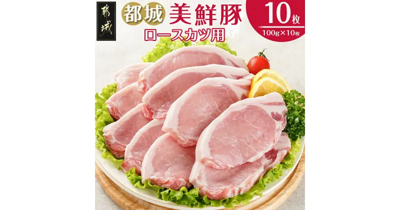 【ふるさと納税】都城美鮮豚ロースカツ用10枚セット – 豚肉 小分け 肉 ロース とんかつ用 トンカツ用 豚ロース ポークステーキ ロース肉 都城美鮮豚 送料無料 AA-5402 【宮崎県都城市は2年連続ふるさと納税日本一！】