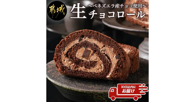 【ふるさと納税】ベネズエラ産チョコ使用 〜とろけるような『生チョコロール』♪ ≪みやこんじょ特急便≫ – 生チョコロール キャラメル風味 ココア生地 お菓子/スイーツ/デザート 送料無料 AA-C212-Q 【宮崎県都城市は2年連続ふるさと納税日本一！】