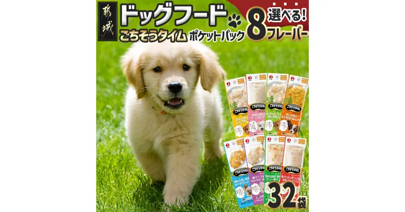 【ふるさと納税】【フレーバー・お届け月が選べる】ドッグフード ごちそうタイム – 犬用フード 国産若鶏 小容量タイプ スリムパウチ フレーバーが選べる ポスト投函でお届け 送料無料 SKU-3310【宮崎県都城市は2年連続ふるさと納税日本一！】