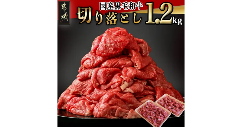 【ふるさと納税】【国産黒毛和牛】切り落とし1.2kg(600g×2P) – 国産 黒毛和牛 切り落とし 600g×2パック 冷凍配送 送料無料 MJ-E907【宮崎県都城市は2年連続ふるさと納税日本一！】