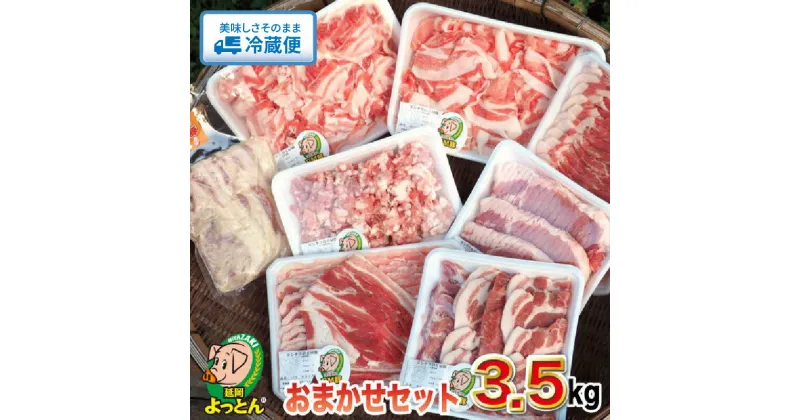 【ふるさと納税】豚肉 延岡よっとん おまかせ セット 3.5kg 国産 EM菌 健康的に育てた豚 抗菌性飼料添加物フリー ジューシー しっかりとした味 グルメ 肉 しゃぶしゃぶ 焼肉 炒め物 豚しゃぶ 冷蔵便 吉玉畜産 宮崎県 お取り寄せ 送料無料