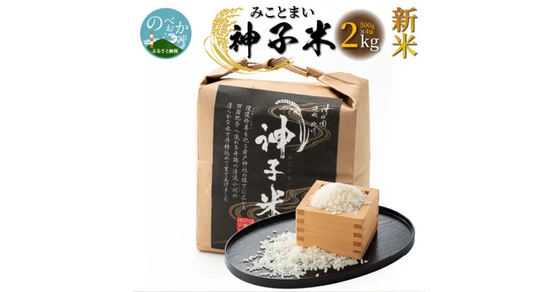 【ふるさと納税】新米 神子米 500g×4袋 計2kg みことまい