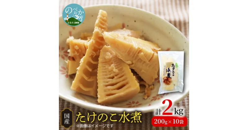 【ふるさと納税】国産 たけのこ 水煮 200g×10 計2kg