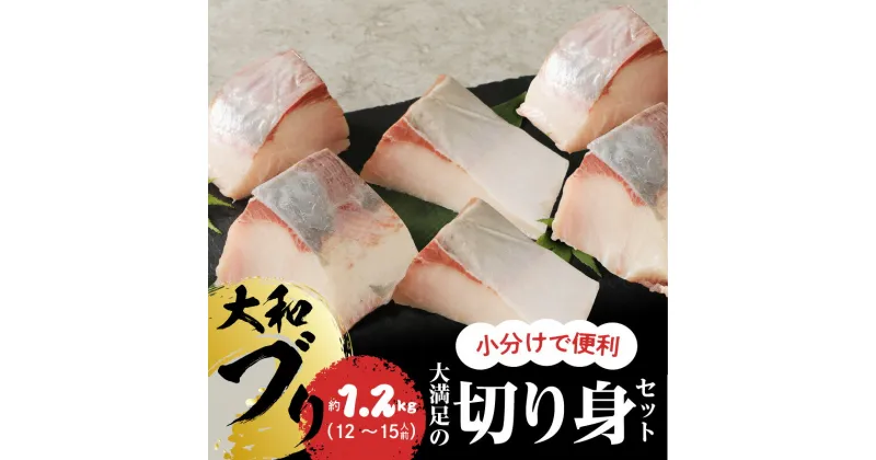 【ふるさと納税】延岡産 大和ブリ 切身 セット 約 1.2kg しっかり 肉厚 弾力 食感 本来の旨み 活き締め 流水解凍 美味しい 小分け 個包装 真空パック 冷凍 ブリ 魚 お魚 魚介 刺身 海鮮丼 焼き物 しゃぶしゃぶ 宮崎県 延岡市 大和海商 お取り寄せ お取り寄せグルメ 送料無料