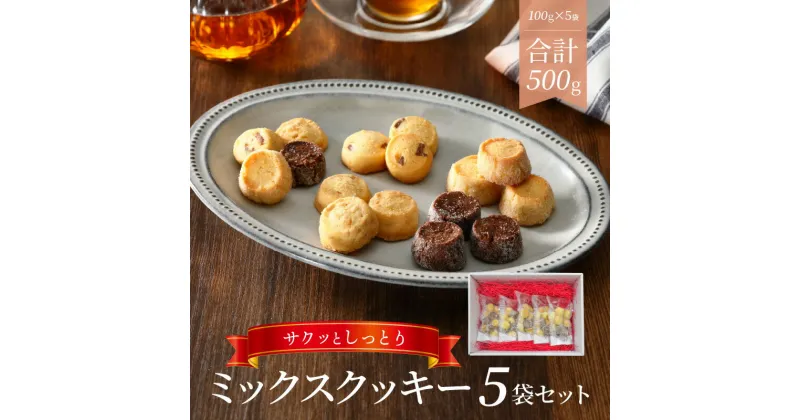 【ふるさと納税】クッキー ミックスクッキー 5袋 セット バタークッキー チョコクッキー チョコチップクッキー ピーナッツクッキー 小分け お裾分け お菓子 スイーツ 焼き菓子 洋菓子 手土産 お取り寄せ 宮崎県 延岡市 送料無料