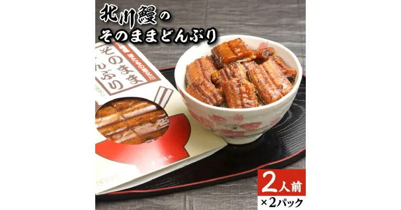 【ふるさと納税】うなぎ 北川鰻 そのまま どんぶり 2人前 × 2パック セット うな丼 うなぎ茶漬け ひつまぶし 国産 取り寄せ お取り寄せグルメ 真空パック 宮崎県 延岡市 北川淡水 送料無料