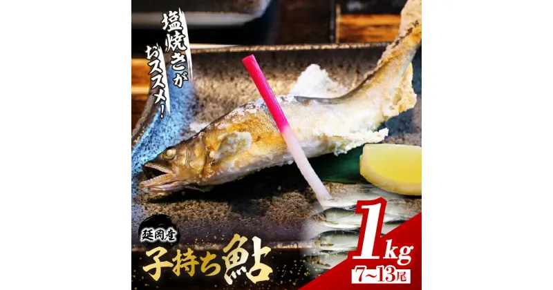 【ふるさと納税】子持ち 鮎 魚介類 魚 1kg 7 〜 13 尾入り 海産物 国産 延岡産 冷凍 小分け 個包装 一尾ずつ袋に入れてお届け 繊細な美味しさ 便利 塩焼き 甘露煮 鮎めし 雑炊 松本水産 お取り寄せ お取り寄せグルメ 宮崎県 延岡市 送料無料