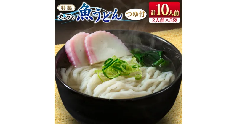 【ふるさと納税】特製 丸万 魚うどん 計10人前 2人前×5袋 麺類 グルテンフリー 水産物 加工品 惣菜 食品 練り物 簡単調理 おかず ヘルシー 高たんぱく 低カロリー 郷土料理 おすすめ ご当地グルメ お取り寄せ グルメ おすそ分け お土産 ギフト 宮崎県 日南市 送料無料