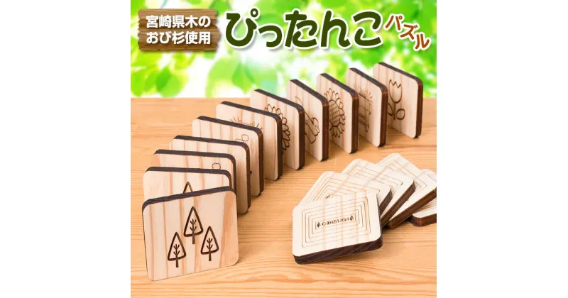 【ふるさと納税】木の温もり 知育玩具 おもちゃ ぴったんこ パズル 飫肥杉 おび杉 雑貨 日用品 国産 ゲームボード おうち遊び ベビー用品 安全 リラックス 幼児 キッズ 脳トレ おすすめ ギフト プレゼント 贈り物 贈答品 お祝い 遊び道具 記念品 宮崎県 日南市 送料無料