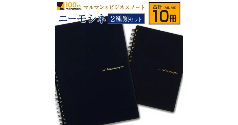 【ふるさと納税】マルマン ビジネス ノート ブランド ニーモシネ 2種類セット A5 A6 合計10冊 筆記用紙 メモ帳 ビジネス スケジュール帳 日用品 学校 進学 事務用品 お絵描き 勉強 便利 スケッチ イラスト 議事録 記録 人気 おすすめ ロングセラー 宮崎県 日南市 送料無料