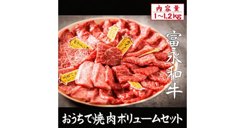 【ふるさと納税】【自社農場和牛】富永和牛おうちで焼肉ボリュームセット（国産 牛肉 和牛 赤身 霜降り 焼肉 BBQ 限定）