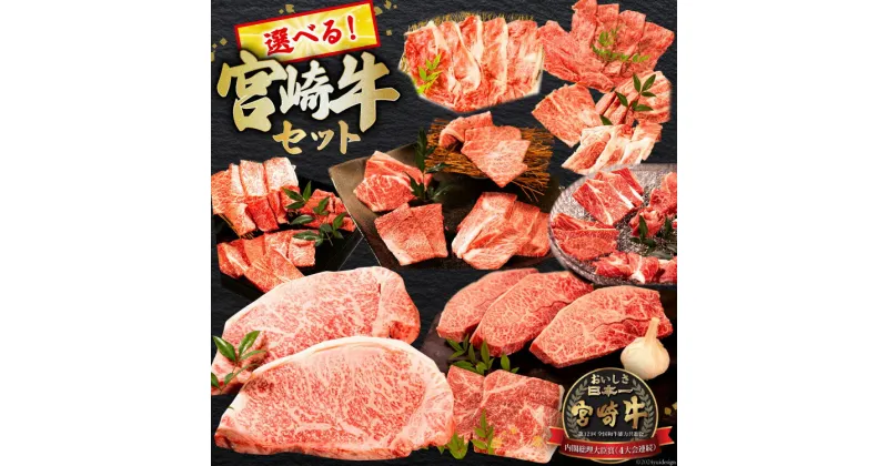 【ふるさと納税】選べる ALL 宮崎牛 セット A5等級 内閣総理大臣賞 焼肉 すき焼き ステーキ[ミヤチク 宮崎県 日向市 452061108] 冷凍 小分け A4 A5 牛肉 肉 しゃぶしゃぶ