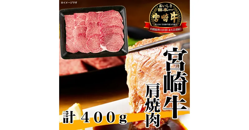 【ふるさと納税】牛肉 宮崎牛 A4 A5 等級 牛肩 焼肉 400g [日本ハムマーケティング 宮崎県 日向市 452060963] スライス 冷凍 バーベキュー 牛 肉 宮崎