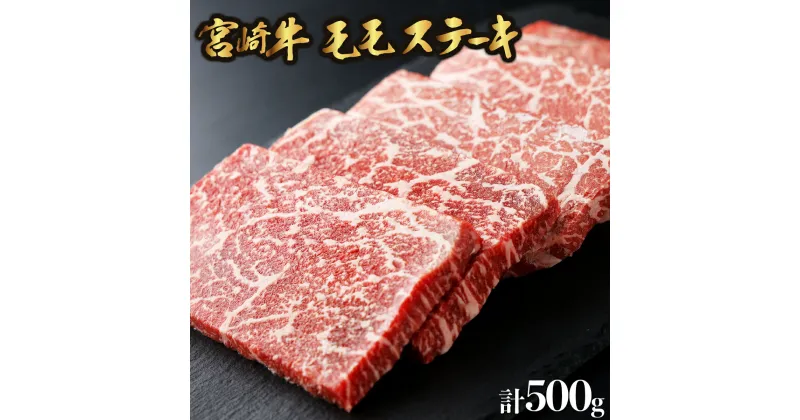 【ふるさと納税】＜期間・数量限定＞宮崎牛 モモステーキ 計500g（100g×5）赤身肉ならではの旨味と宮崎牛ならではのコクをお楽しみください！【KU421】 送料無料 宮崎県 串間市 和牛 豪華 ギフト イベント