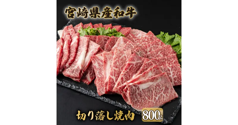 【ふるさと納税】宮崎県産和牛　切落し焼肉400g×2（合計800g）】3～4人分 牛肉 焼肉 切り落とし BBQ 宮崎県 訳あり【MCUK8】