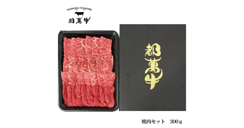 【ふるさと納税】都萬牛 焼肉セット300g ふるさと納税 黒毛和牛 焼肉 国産 牛肉 宮崎 国産牛