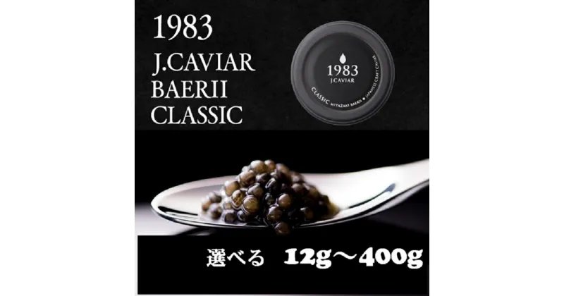 【ふるさと納税】選べる『キャビア　バエリ』12g～400g『1983JCAVIAR　BAERII　クラシック』「国産」