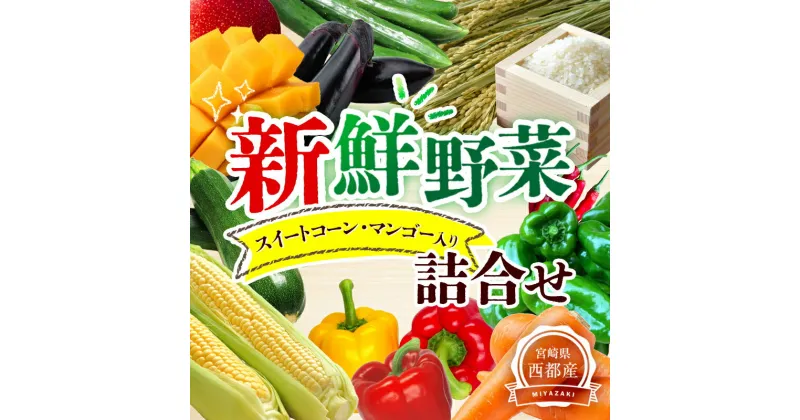 【ふるさと納税】野菜セット「完熟マンゴー・スイートコーン入り」【先行予約】令和7年収穫分＜3-10＞