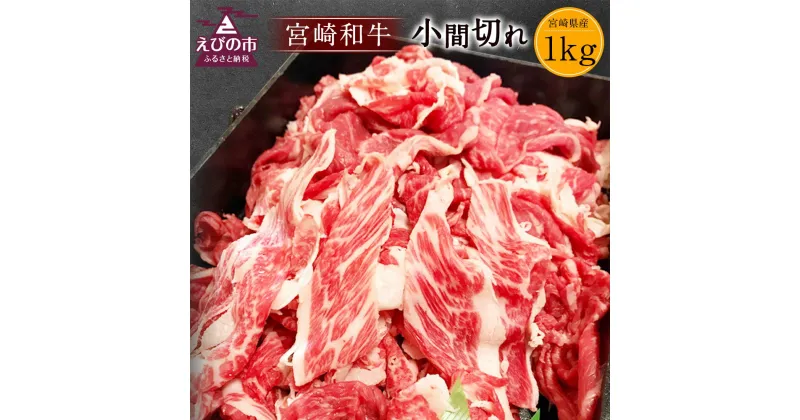 【ふるさと納税】 訳あり 牛肉 宮崎和牛 小間切れ 1kg 1000g 250g×4個 牛肉 お肉 スライス 経産牛 和牛 冷凍 小分け 宮崎県産 九州産 送料無料 レビューキャンペーン対象返礼品