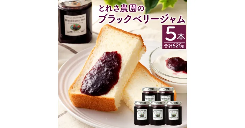 【ふるさと納税】ブラックベリー ジャム 5本セット 125g×5本 合計625g フルーツ 果物 瓶 加工品 手作り 宮崎県 九州 送料無料