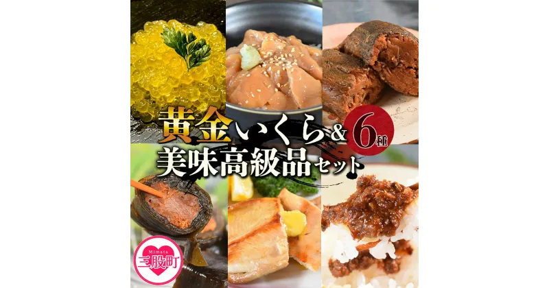 【ふるさと納税】＜黄金イクラと美味高級品セット＞(6種)黄金イクラやヤマメなどを詰め合せ！国産 九州産 宮崎 いくら 魚卵 やまめ やまめ漬け 甘露煮 こんぶ フィレ 味噌 みそ おかず 水産物 詰め合わせ 敬老の日 ギフト のし【B-0205-sk】【有限会社しゃくなげの森】