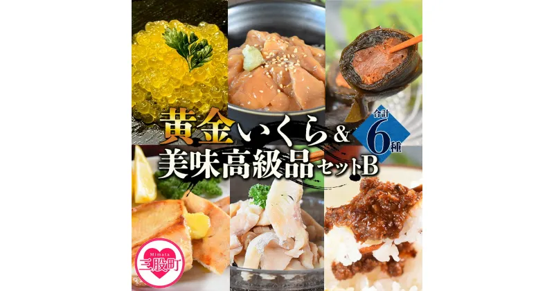 【ふるさと納税】＜黄金イクラと美味高級品セットB＞(6種)黄金イクラやヤマメなどを詰め合せ！国産 九州産 宮崎 いくら 魚卵 やまめ 甘露煮 こんぶ フィレ スモーク マリネ 味噌 みそ おかず 水産物 詰め合わせ【B-0207-sk】【有限会社しゃくなげの森】