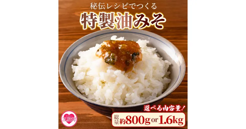 【ふるさと納税】内容量を選べる！＜秘伝レシピでつくる特製油みそ＞200g×4p or 400g×4p 味噌 ミソ 調味料 ご飯のお供 おにぎり おつまみ【MI202-ad MI298-ad】【安藤ストアー】