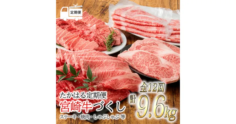 【ふるさと納税】日本一美味しい「宮崎牛」の年間定期便 「宮崎牛づくし:たかはる定期便 (12回発送)」 内閣総理大臣賞4連続受賞 牛肉 ギフト 贈答 送料無料 ブランド牛 黒毛和牛 宮崎県 和牛オリンピック 国産 日本 お肉 A5等級 A4ランク 故郷 納税 返礼品 300000円 30万円