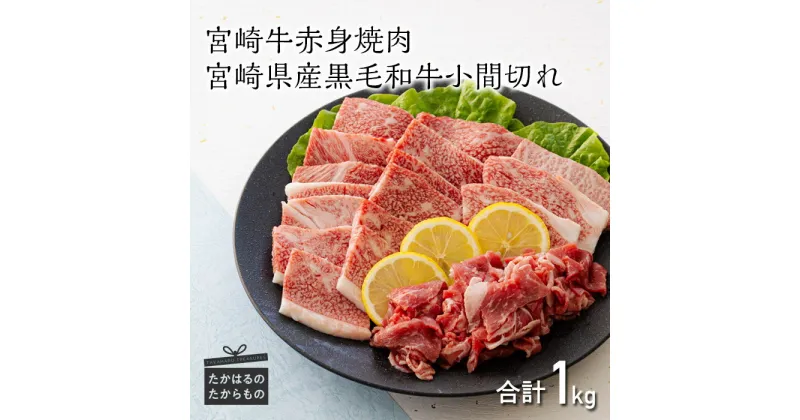 【ふるさと納税】ミヤチク 日本一美味しい「宮崎牛」の赤身焼肉（ウデまたはモモ）800g＆黒毛和牛小間切れ 200g 内閣総理大臣賞4大会連続受賞 ブランド牛 黒毛和牛 国産 和牛 牛肉 お肉 赤身肉 宮崎県 高原町 送料無料 故郷 納税 返礼品 ギフト 贈答 贈り物 22000円 2万円台