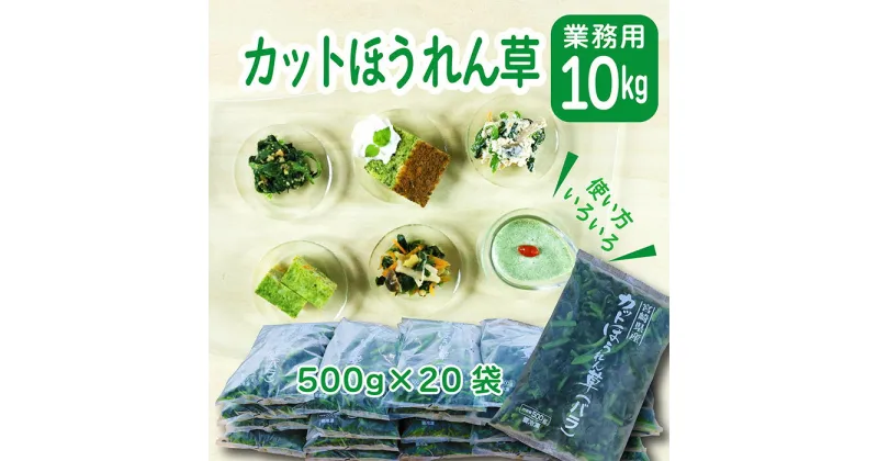 【ふるさと納税】九州産 ほうれん草(10kg) 業務用 大容量 豊かな大地と清らかな水で育った安心・安全野菜 新鮮 採りたてを冷凍 送料無料 自然環境循環農業 サイドメニュー お惣菜 おかず 常備食材 仕入れ 旨味 バラ凍結 故郷納税 30000円 3万円