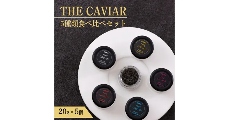 【ふるさと納税】『THE・CAVIAR 5種食べ比べセット』各20g(計100g) 国産キャビア チョウザメ フランスやロシア・イタリアンなどヨーロッパの高級食材 養殖 冷凍 自社加工 国産 日本産 宮崎県 送料無料 高原町で霧島連山の地中深くから湧き出る良質な湧水育ち 故郷納税 約20万