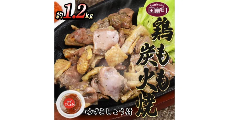 【ふるさと納税】＜鶏もも炭火焼 約1.2kg（約150g×8パック）＞※入金確認後、2か月以内に順次出荷します 鶏肉 ゆずコショウ付き もも焼き 炭火焼き 宮崎地鶏屋 宮崎県 国富町【冷蔵】