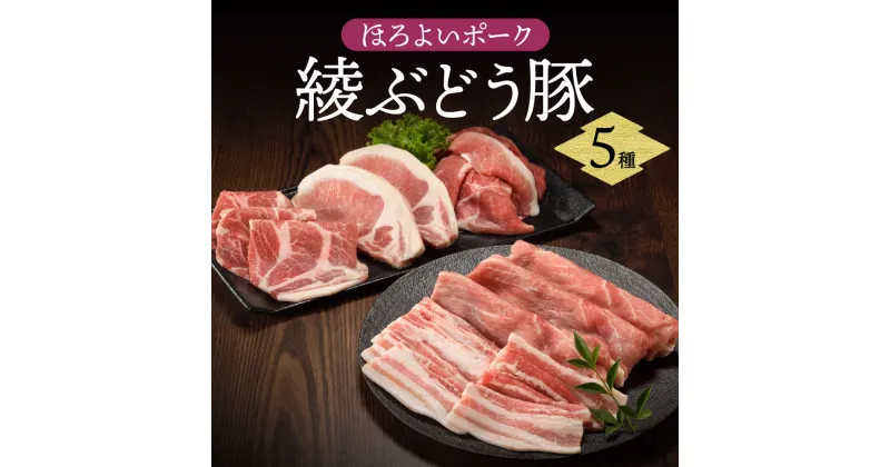 【ふるさと納税】国産 豚肉 ブランド 豚 綾ぶどう豚 お楽しみ セット 食べつくし 詰め合わせ バラエティー ロース とんかつ 肩ロース 生姜焼き バラ 焼肉 もも スライス 小間切れ 調理 日時 指定 可能